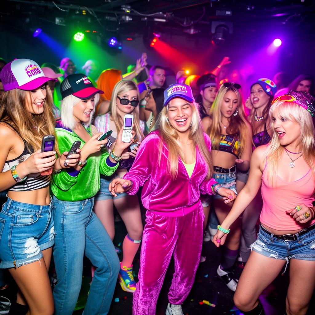 2000s Party crowd